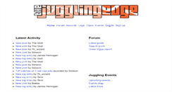 Desktop Screenshot of jugglingedge.com